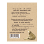 "Woolf" Balls for Dogs - Set of 2 in a cotton pouch